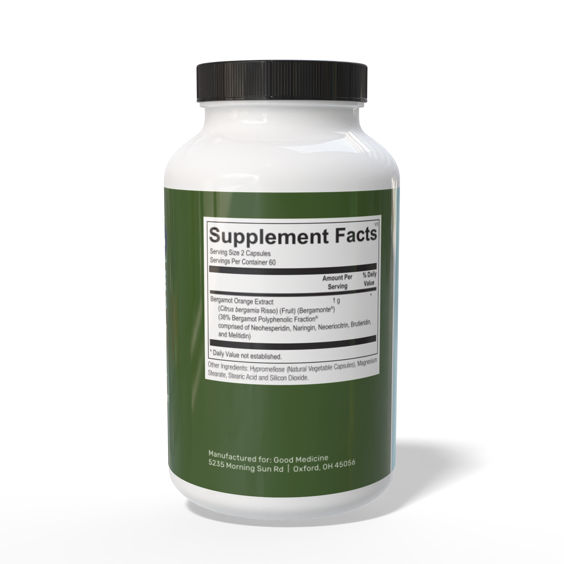 BERGAMOT PLUS 120CT