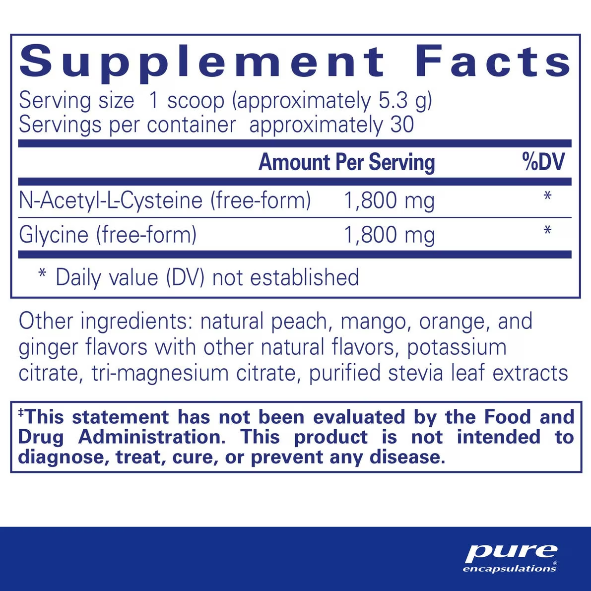 NAC + Glycine powder