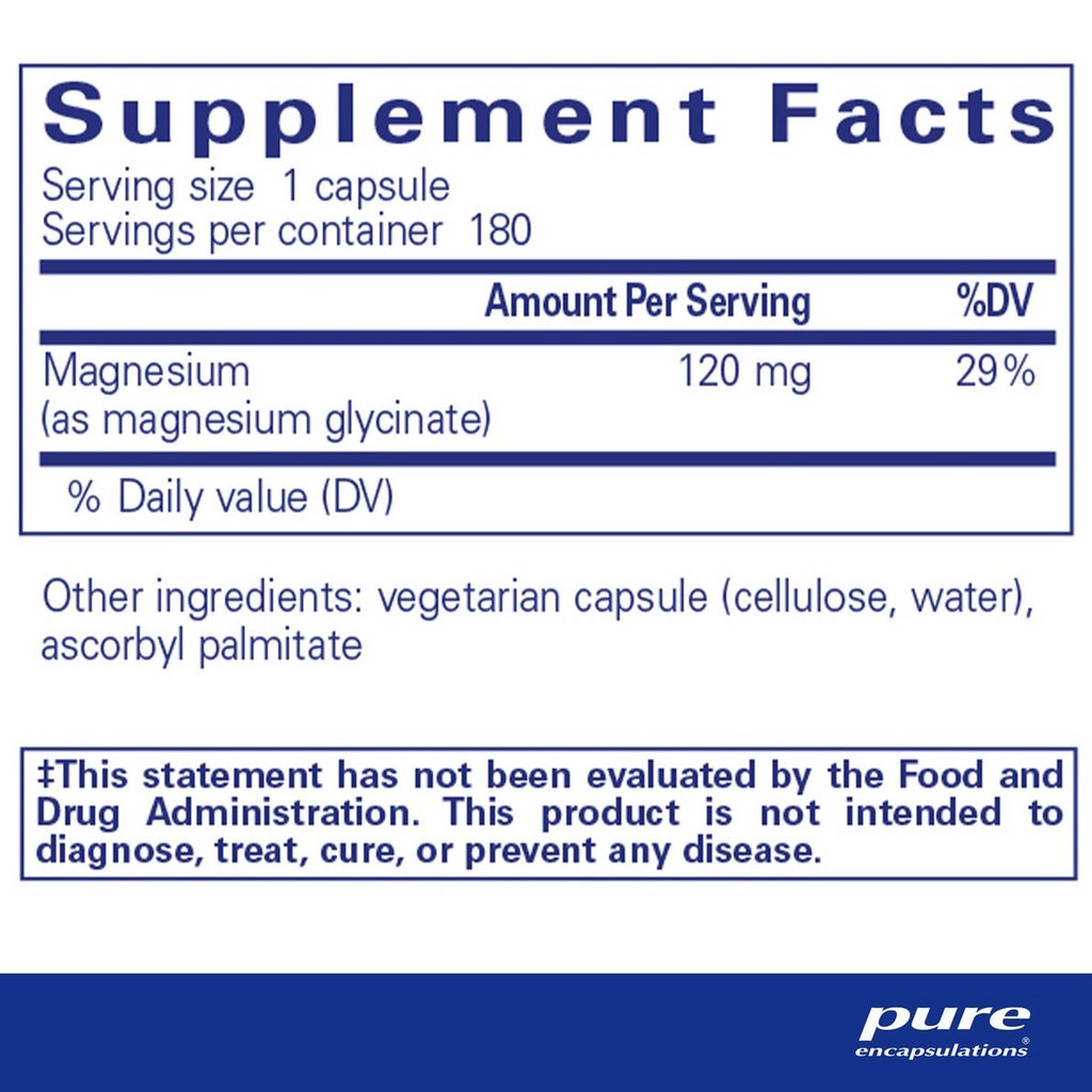 Magnesium (glycinate) 180